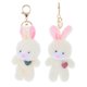 thumbnail image 1 of 2pcs Plush Bunny Keychain Rabbit Keychain Cartoon Keychain Backpack Charms, 1 of 4