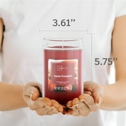 Mainstays Single-Wick Scented Glass Jar Candle, Apple Pumpkin, 20oz.
