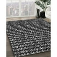 thumbnail image 3 of Ahgly Company Tapis d'Intérieur Lavables en Machine, Rectangle Transitionnel, Noir, 3' x 5', 3 of 7