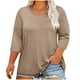 thumbnail image 3 of Sudadera corta,Camiseta de manga larga estampada para mujer, blusa de poliéster, top informal holgado, camisa de cuello redondo para uso diario, sopatenor, 3 of 9