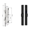 thumbnail image 1 of Door Lock, Waterproof Tuya Fingerprint Locks Round Handle Electronic Smart Sliding IC Card Code Lock For Aluminum Glass Push Pull Door ,Easy to Install, 1 of 7