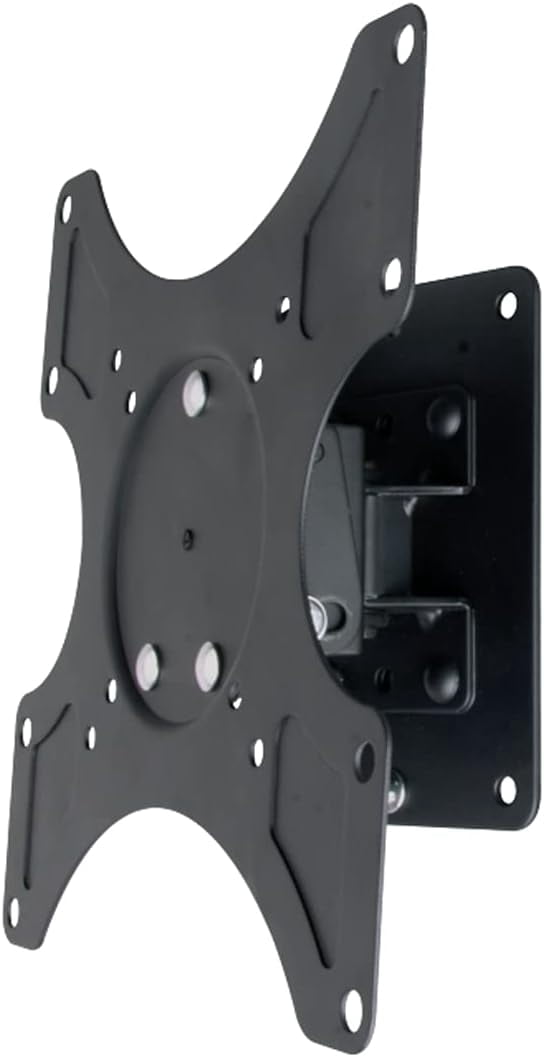 Techly Tilt & Swivel TV Wall Mount for 19" to 37" LCD/LED TVs VESA up to 200x200 mm, Holds up to 25 kg, Black