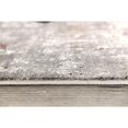 thumbnail image 3 of 2â€™ x 10â€™ Gray and Ivory Abstract Runner Rug, 3 of 7