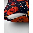 thumbnail image 4 of Ryan; Halloween Skull Bat Pumpkin Pattern Throw Pillow Cover 45x45cm – Spooky Holiday Cushion Case for Halloween Party Decor, 4 of 7