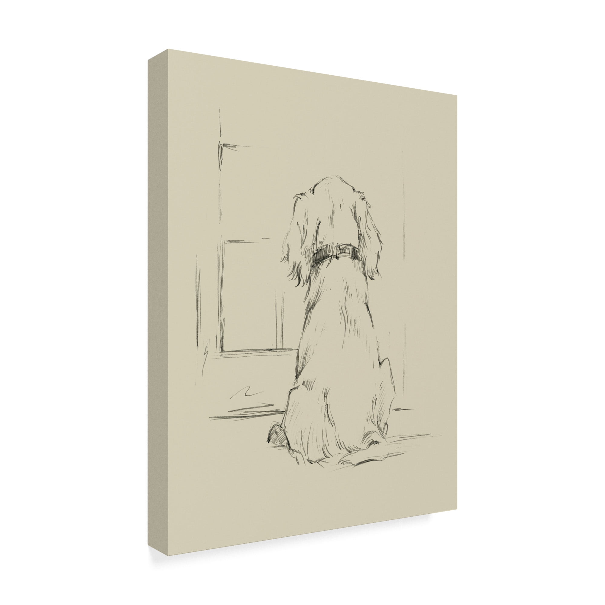 Trademark Fine Art 'Waiting for Master I' Canvas Art by Ethan Harper