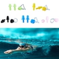 thumbnail image 1 of Tapones para los oídos de natación de silicona impermeables, tapones con Clip para la nariz, protectores de oído y nariz, juegos de natación YUNYI BRAND Deportes, 1 of 7