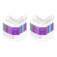 thumbnail image 1 of ZLight 12piece Convenient Keyring Card Tag Holder For On Go Professionals ID Card Holder Keyring Holder 2Set, 1 of 6