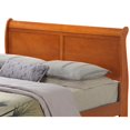 thumbnail image 2 of Glory Furniture Louis Phillipe Queen Sleigh Bed in Oak, 2 of 7