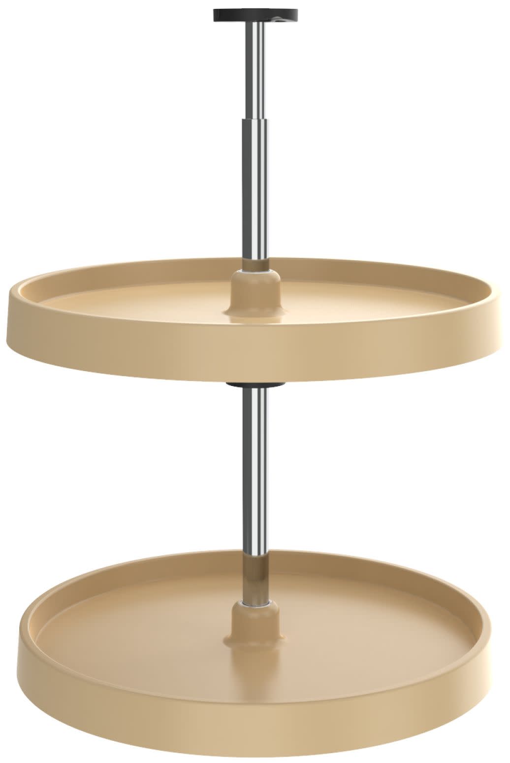 RevAShelf 18" Almond Value Line Full Circle Lazy Susan 2Shelf Set