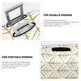 thumbnail image 5 of Naloa White And Gold Geometry Elastic Suitcase Protector, Travel Suitcase Protector Cover Fits 18-32in Suitcase - Medium, 5 of 9