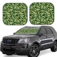 thumbnail image 2 of Picia Crayfish Army 2 Piece Car Windshield Sun Shade Foldable | Foldable Sun Shield for Front Window Blocks UV Rays and Keeps Your Vehicle Cool-, 2 of 7