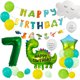 thumbnail image 1 of Kit de globos con diseño de dinosaurio para cumpleaños número 7, 21 unidades, diseño de dinosaurios, 1 of 1