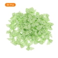 thumbnail image 3 of 80Pcs Mini Gingham Ribbon Bow 1" Checkered Fabric Satin Ribbon Bows for Craft DIY Hair Bow Sewing Green and White, 3 of 5