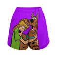 thumbnail image 3 of Scooby Doo Shaggy Women's Leg Shorts Drawstring Elastic High Waist Loose Short Summer Home Beach Holiday Sweat Shorts With Pockets For Lady Girls, 3 of 6