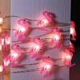 thumbnail image 4 of Pink Flamingo String Lights, USB & Battery Operated Cute Night Lights with Remote, 6.6 FT 30LEDs Animal Theme Fairy Lights for Home Wedding Birthday Xmas Theme Party Decor(Warm White), 4 of 6