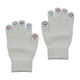 thumbnail image 4 of Guantes de invierno Yinane térmicos elásticos con puños para correr escalar al aire Blanco, 4 of 8