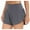 Grey Blue, variant on Rosvigor Womens Athletic Shorts High Waisted Workout Shorts Gym Yoga Running Shorts