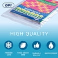 thumbnail image 3 of GPI 10” x 12” Reclosable Ziplock Bag 2 Mil Jumbo Clear Zipper Bags for Household & Packaging,1000-Pack, 3 of 7