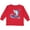 Red, variant on Inktastic Fourth of July Shark Surfing Boys or Girls Long Sleeve Toddler T-Shirt