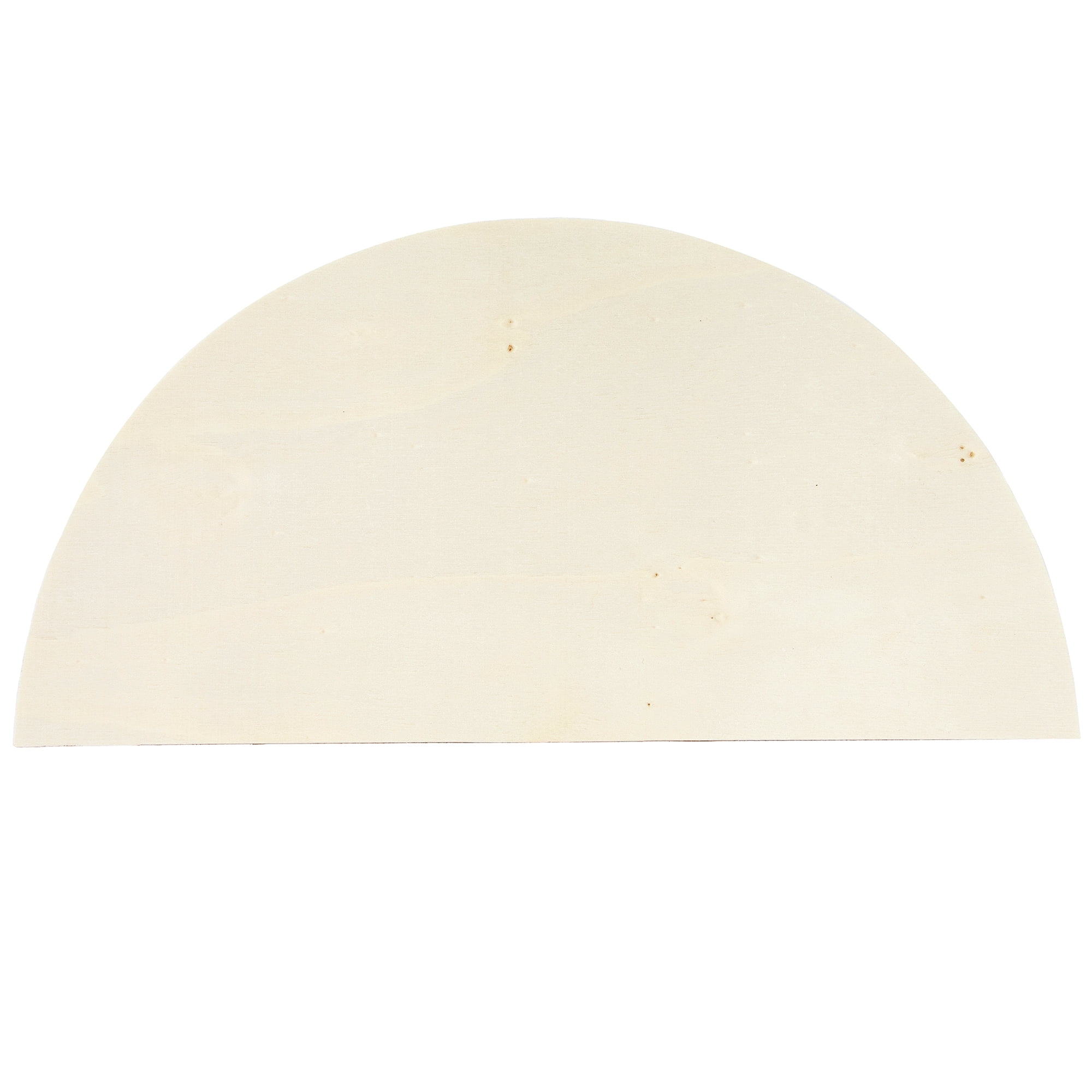 Hello Hobby 12" x 6" Half Circle Unfinished Wooden Craft Shape