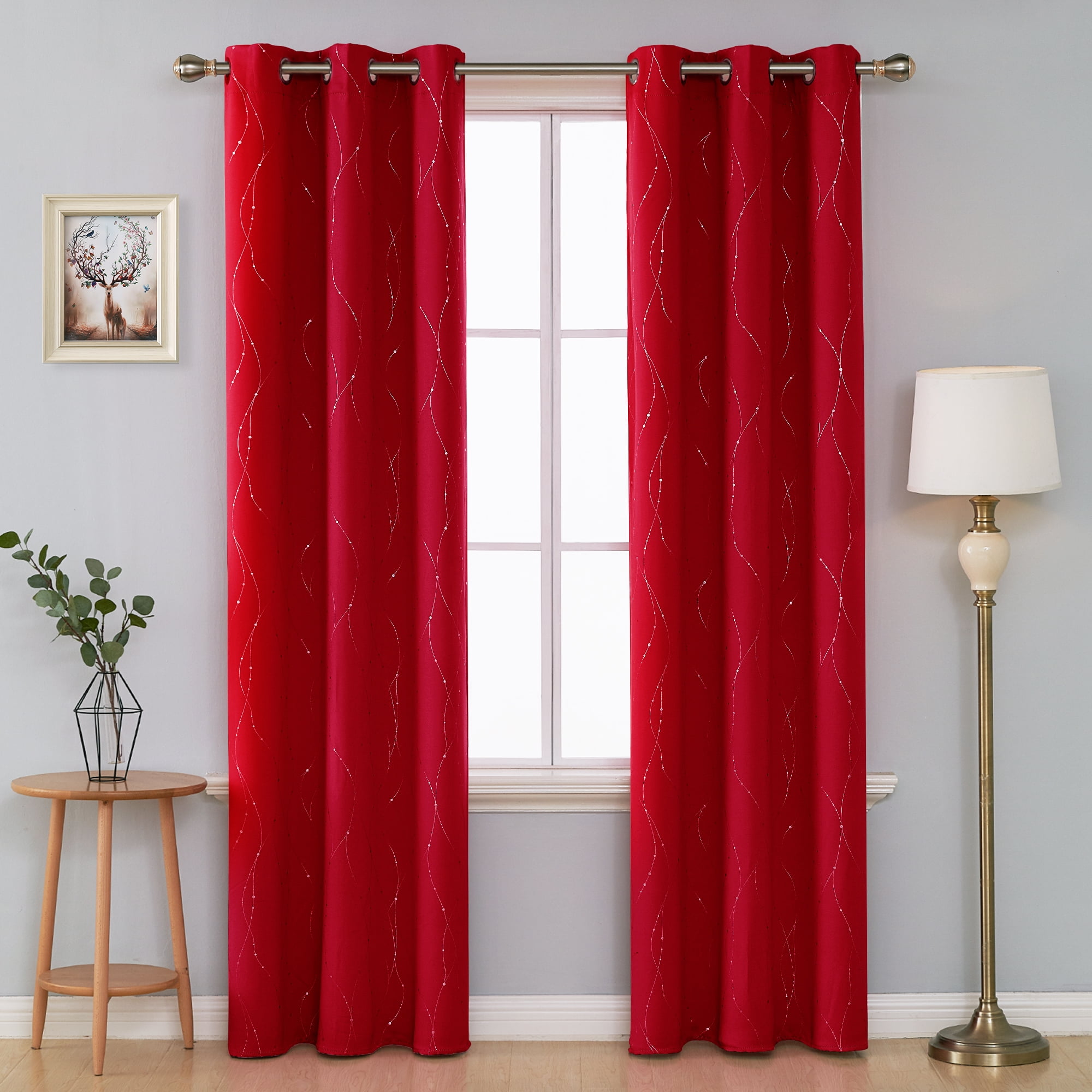 Deconovo Grommet Blackout Curtains for Patio Door, Energy Efficient