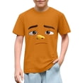 thumbnail image 2 of Piuwrlz Orange Short Shirts Sleeve Toddler Boys Graphic T-Shirts Pullover T Shirts Orange Size 3 Years, 2 of 7