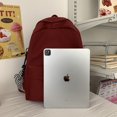thumbnail image 4 of High School Bag Large Capacity Solid Color Travel Bag Senior High School Student Backpack for Girls, 4 of 7