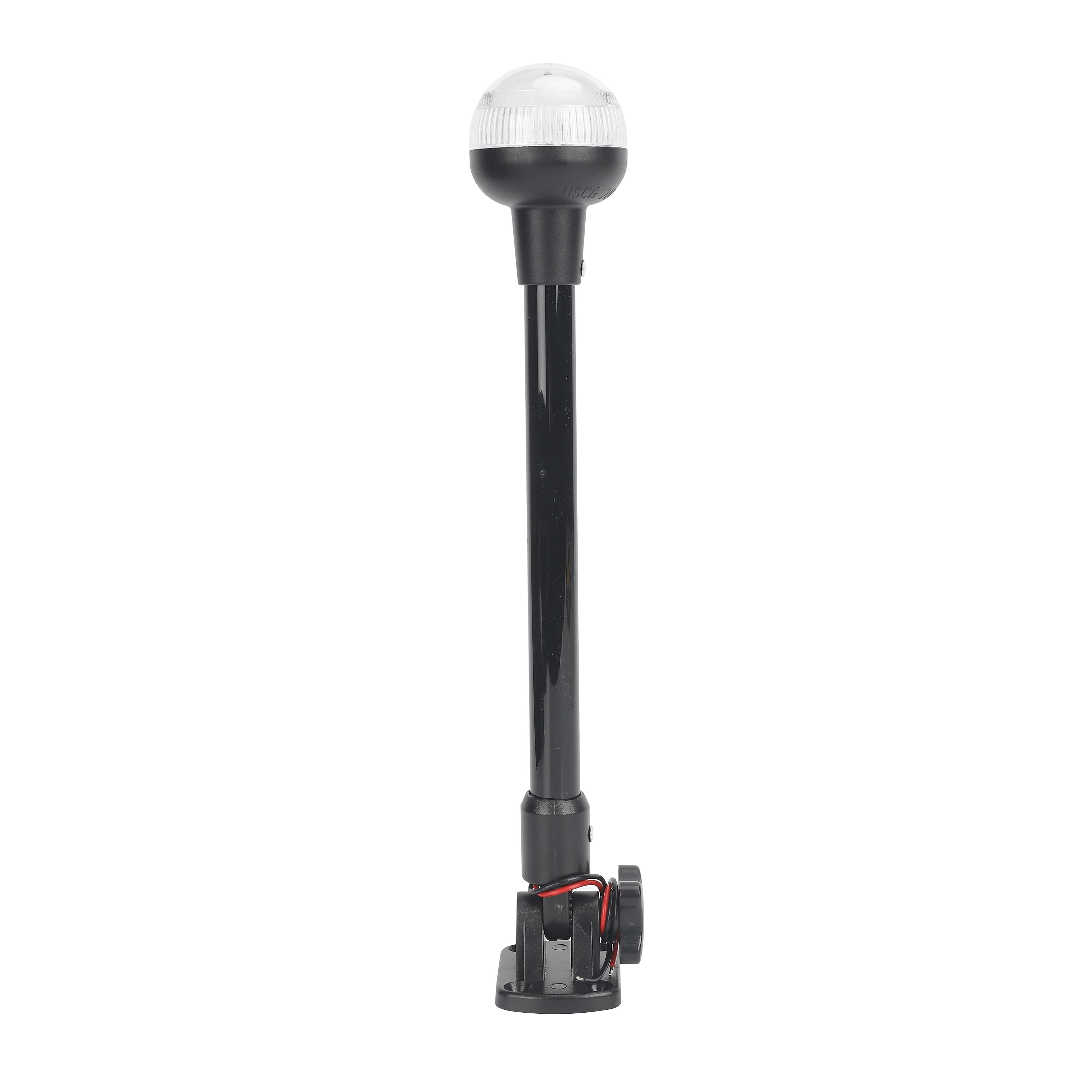 Ozark Trail Marine White Fold-Down All-Around Boat Pole Light, Model BT6244L