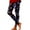 Black, variant on Leggings For Women Tummy Control Print Tights Yoga Sport High Waisted Ankle Stretchy Comfortable Breathable Trendy Travel Attire Pants