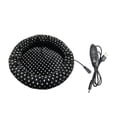 thumbnail image 2 of Almohadilla térmica para gatos, y afelpada, con temperatura ajustable para cachorros y gatitos. Cama eléctrica calefactable USB para interiores, puntos negros, 2 of 8