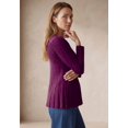 thumbnail image 3 of Jessica London Women's Plus Size Chevron Fit & Flare Sweater, 3 of 5