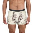 thumbnail image 2 of KLL Cowboys Riding Horses In Desert Men's Cotton Boxer Briefs Underwear-X-Large, 2 of 7