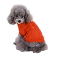 thumbnail image 1 of Methold Cachorros Camisa Ropa Suavidad Dulce Regalo Mascotas Suministros Cachorros Ropa Cachorro Chaleco Espesar Disfraces Traje Perros Suéter Ropa para mascotas Naranja SG Methold PT003802-75B, 1 of 6