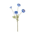thumbnail image 2 of Artificial Ranunculus Flowers Persian Buttercup,4 Heads Vintage Long Stems Flowers for Home Wedding Decoration Bride Bouquet Rose for Flowers Crafts Floral Arrangement （Blue）, 2 of 6