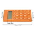 thumbnail image 2 of Calculadora de escritorio Uxcell, calculadora portátil de 8 dígitos con pantalla LCD, estilo de función estándar 2, naranja, 2 of 6