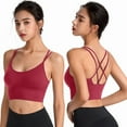 thumbnail image 5 of Sngxgn Women's Strappy Sports Bra Yoga Tops for Workout Fitness(,XL), 5 of 5