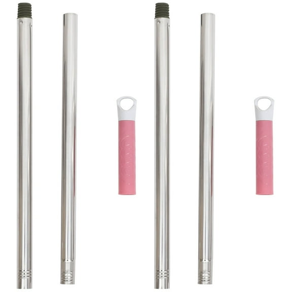 2pcs Push Broom Handle Sweeping Broom Stick 22mm Mop Handle Stick Replacement