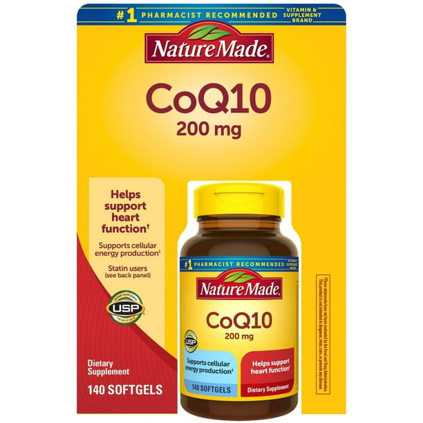 Nature Made CoQ10 200 mg Softgels (140 Count)