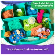 Kinetic Sand, Pet Clubhouse with 5 Molds, Tools & Storage Case for Kids Ages 3 and up