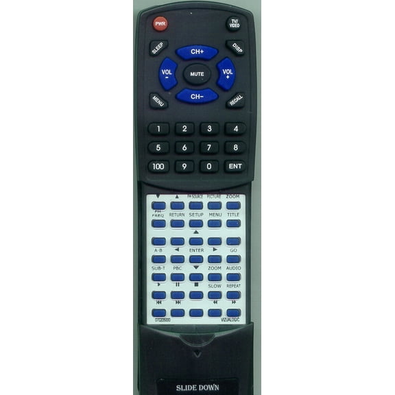 Replacement Remote for VIZUALOGIC 07-0205-000, 070205000, 07-6000-000, 076000000, RT070205000, A1150, A1250, VL5806