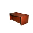 thumbnail image 2 of Boss Office Products Bow Front Desk Shell, Mahogany 71"W*36/41"D*29.5"H, 2 of 3
