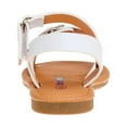 thumbnail image 3 of Kensie Girl Open Toe Toddler Flat Sandals, Tan, 8, 3 of 6