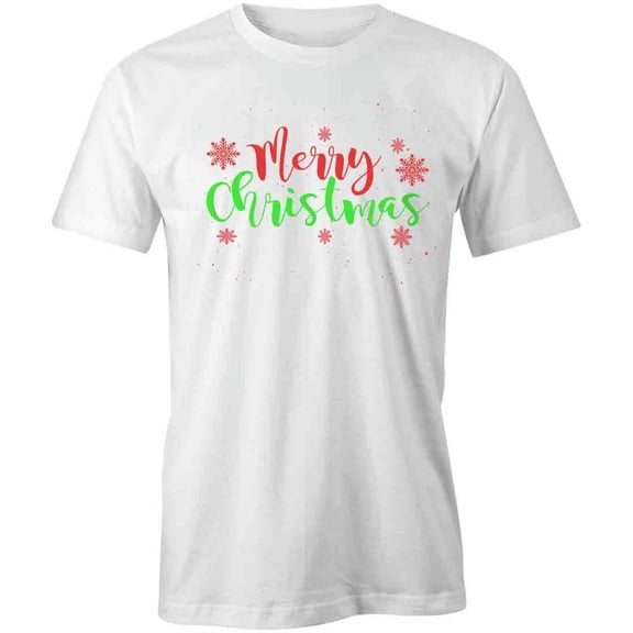 Merry Christmas T-Shirt | Cool Xmas White Tee Gift