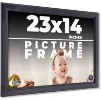 23x14 Frame Black Passaggi Solid Wood Picture Frame Width 1.5 Inches | Interior Depth 0.5 Inches |