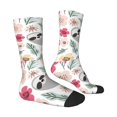 thumbnail image 4 of Yiaed Cute Cartoon Sloth Print Great elasticity Crew Socks Sports socks for Men and Women, 4 of 5