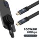 thumbnail image 1 of Cable Carga USB C A 100W (20 Cm), 1 of 9