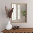 thumbnail image 4 of Hometrends Adler Wall Mount Framed Rectangular Mirror,  Mango Wood Look Finish, Home Decor Mirror, Has Frame; 18x22in, 4 of 4