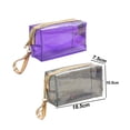 thumbnail image 2 of Hukapapa Neceser transparente de 2 piezas, neceser portátil, bolsa de almacenamiento de viaje, 2 of 5