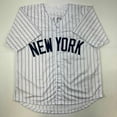 thumbnail image 4 of Autographed/Signed David Cone New York Pinstripe Baseball Jersey Beckett BAS COA, 4 of 4