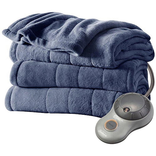 Sunbeam Plush Heated Electric Blanket, 1 Each